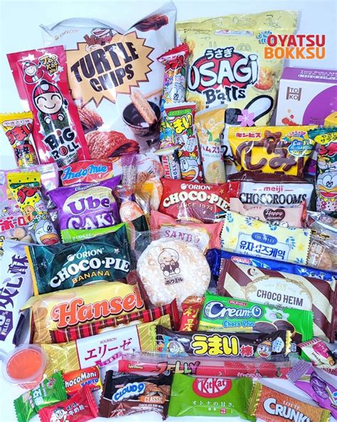 Asian Snack Box 55pcs Assorted Asian Snacks and Sweets - Etsy