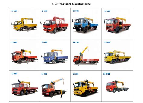 Methods of Choosing Truck Mounted Crane by Tonnage – Henan Liyue ...