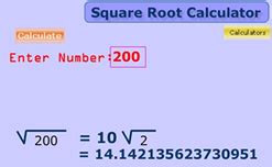 Radicals and Square roots-video tutorials, calculators, worksheets on ...