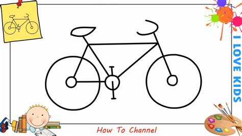 How To Draw A Cartoon Bike - Mixvolume9