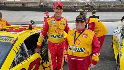 Youth Villages participant selected as Joey Logano crew kid