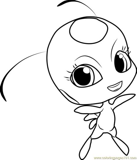 Tikki Coloring Page - Free Miraculous Ladybug Coloring Pages ...