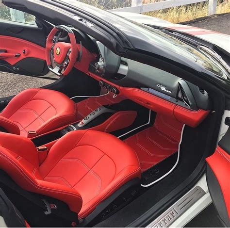 Red Car Interior