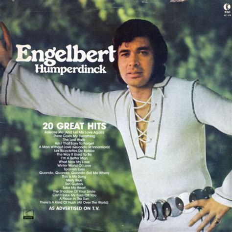 Engelbert Humperdinck – 20 Great Hits (1977, Vinyl) - Discogs