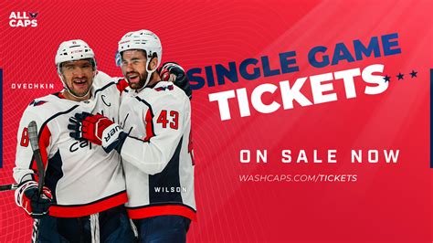 Washington Capitals 2021-22 Single-Game Tickets on Sale | Washington ...