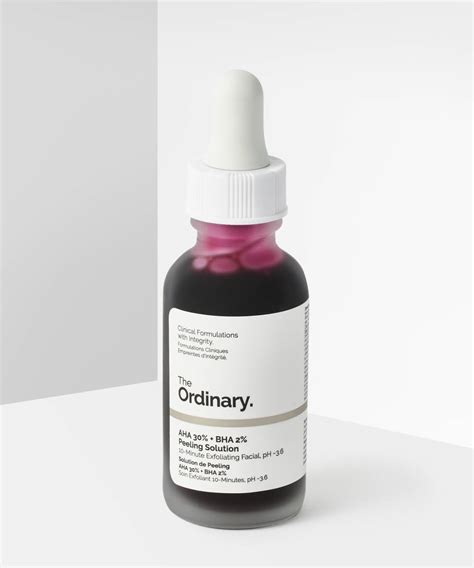 How To Use The Ordinary AHA 30% + BHA 2% Peeling Solution - Beauty Bay ...