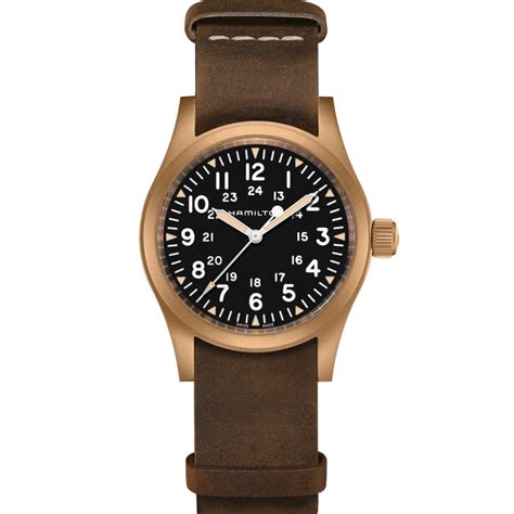 Men's Hamilton Khaki Field Mechanical Bronze Watch 38mm H69459530 ...