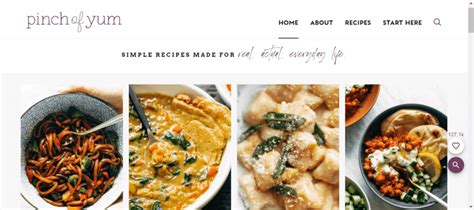 21+ Food Blog Ideas for Food Bloggers - DomainWheel