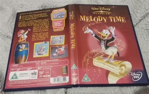 Walt Disney Melody Time DVD 10th Animated Classic Feature Film Movie ...