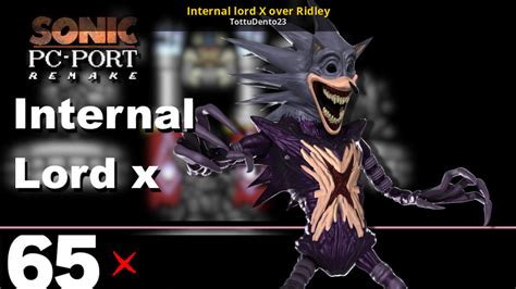 Internal lord X over Ridley [Super Smash Bros. Ultimate] [Mods]