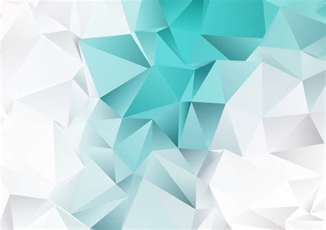 Low poly design with teal and silver colours 267546 Vector Art at Vecteezy