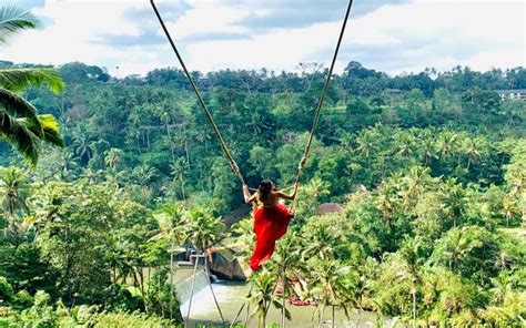 Full Day: Real Bali Swing, Ubud Monkey Forest And Tegenungan Waterfall