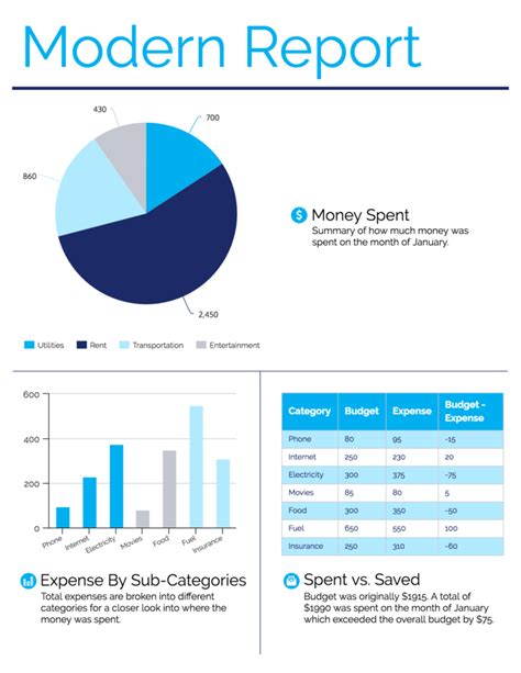 Annual Budget Report Template | Best Template Ideas