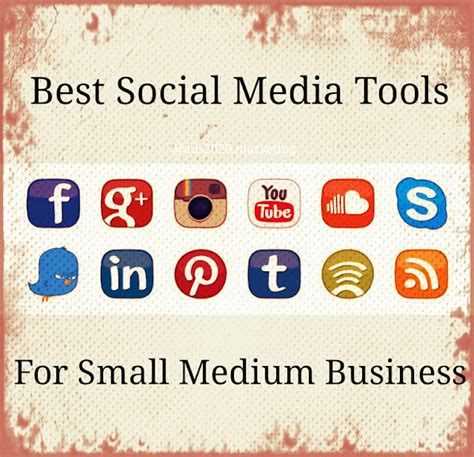 14 Best Social Media Tools for Small Medium Business Marketing ...