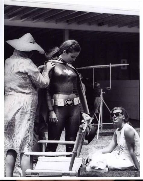 Yvonne Craig suiting up as Batgirl. : r/batman