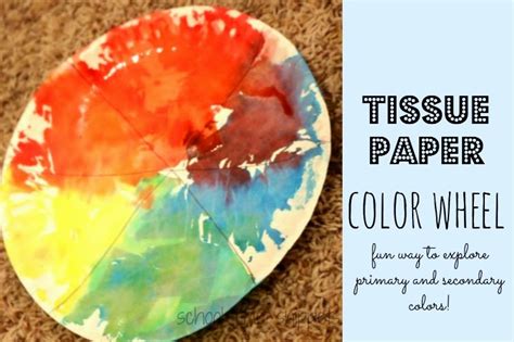 Paper Plate Color Wheel Activity | School Time Snippets