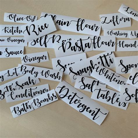 Vinyl Labels - Etsy