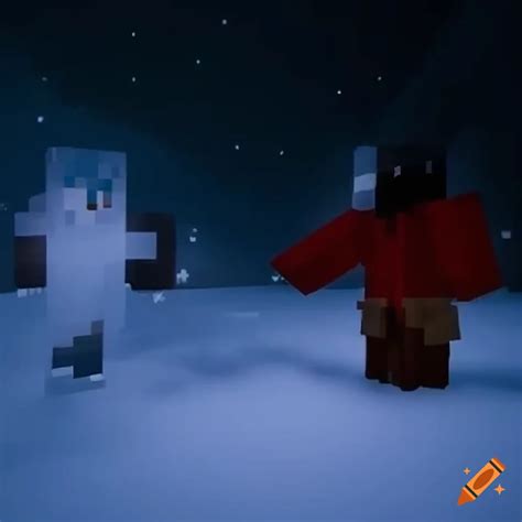 Minecraft snowball fight