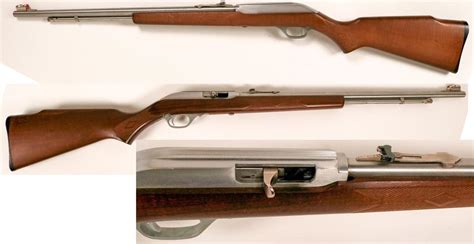 Sold Price: Marlin model 60 .22 Long Rifle in stainless steel (115009 ...