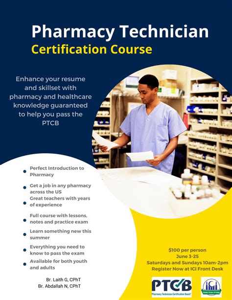 Pharmacy Technician Certification - Islamic Center of Irving