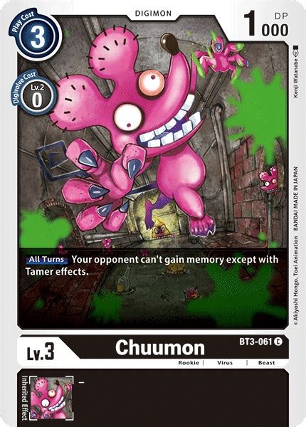 Chuumon - Release Special Booster - Digimon Card Game