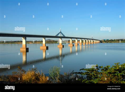 Second Thai-Lao Friendship Bridge, bridge over the Mekong River to ...