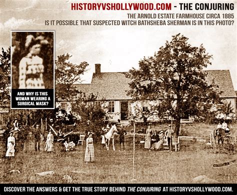 Real Conjuring House Photo, Circa 1885 - Perron Farmhouse Haunting