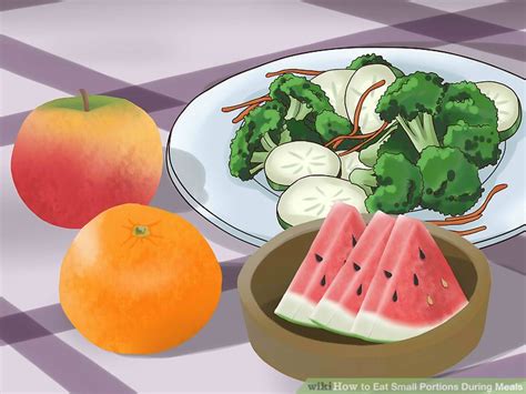 5 Ways to Eat Small Portions During Meals - wikiHow