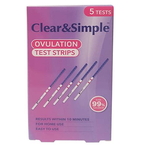 Clear & Simple Ovulation Test Strips, 5 Tests - Asset Pharmacy