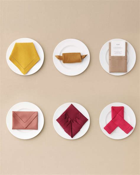 7 Ways to Fold a Table Napkin for Your Big Day and Every Day | Martha ...