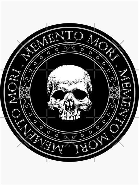 "Memento Mori III - Memento Mori Art - Skeleton Skull Logo - Latin ...