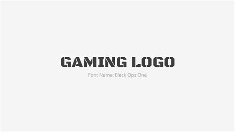 Choosing The Best Fonts For Your Gaming Logo Design | DesignMantic: The ...