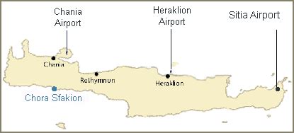 Airports In Crete Map - Map Of Campus