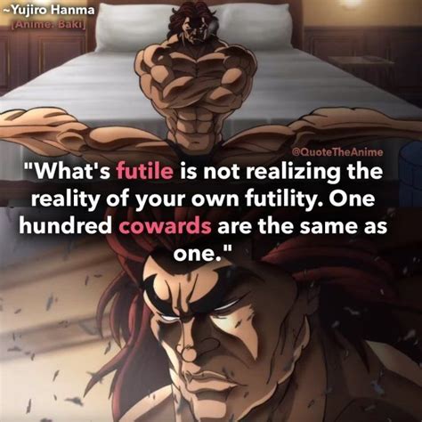 11+ CRAZY Baki Quotes (2020) with HQ Images | Photo album quote, Anime ...