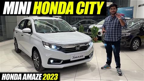 Honda Amaze 2023 - Mini Honda City | Walkaround with On road price ...