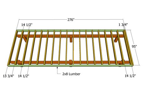 Free Standing Deck Framing Diagram