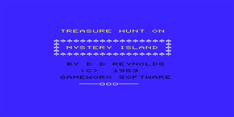 Treasure Hunt on Mystery Island (1983) - MobyGames