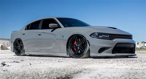 Dodge Charger SRT Hellcat Gets Ultra-Low Suspension, New Wheels | Carscoops