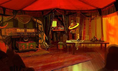 Tent Interior concept art from The Witcher 2: Assassins of Kings #art # ...