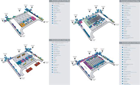 Bangkok Suvarnahumi Airport map