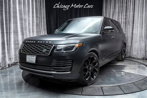 Used 2019 Land Rover Range Rover Autobiography LWB RARE Matte Black ...