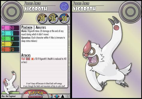 Vigoroth by PokemonCMG on DeviantArt