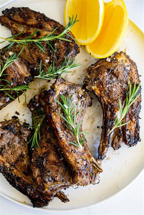 Garlic Rosemary Grilled Lamb Chops - Simply Delicious