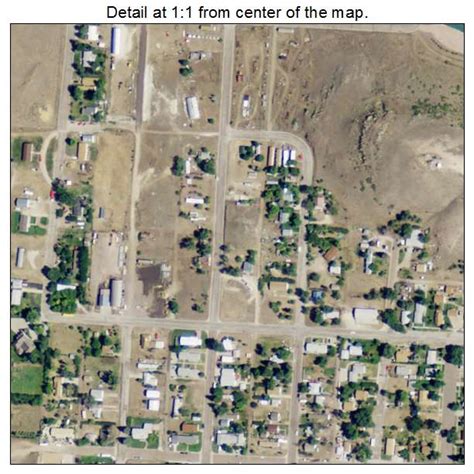 Aerial Photography Map of Lusk, WY Wyoming