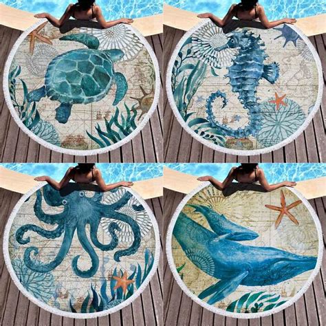 Large Round Beach Towel Round Microfiber Beach Towels Roundie Adults ...