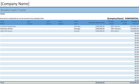 Sales Lead Excel Tracker - Business Insights Group AG | Lead tracker ...