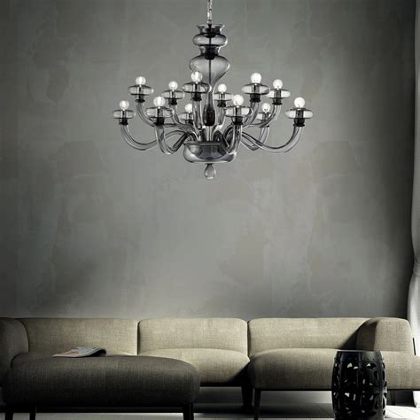 modern luxury living room chandelier made from blown glass ...