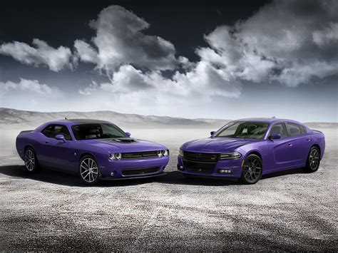 Purple Dodge Chargers, Challengers Are Hitting The Road | Fortune