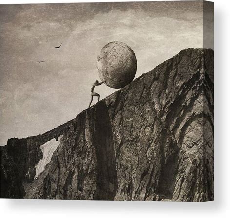 Sisyphus Canvas Print / Canvas Art by Jeffrey Hummel | Pixels