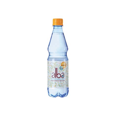 Nước khoáng thiên nhiên bổ sung ga Alba 500ml – chai nhựa (24 chai ...